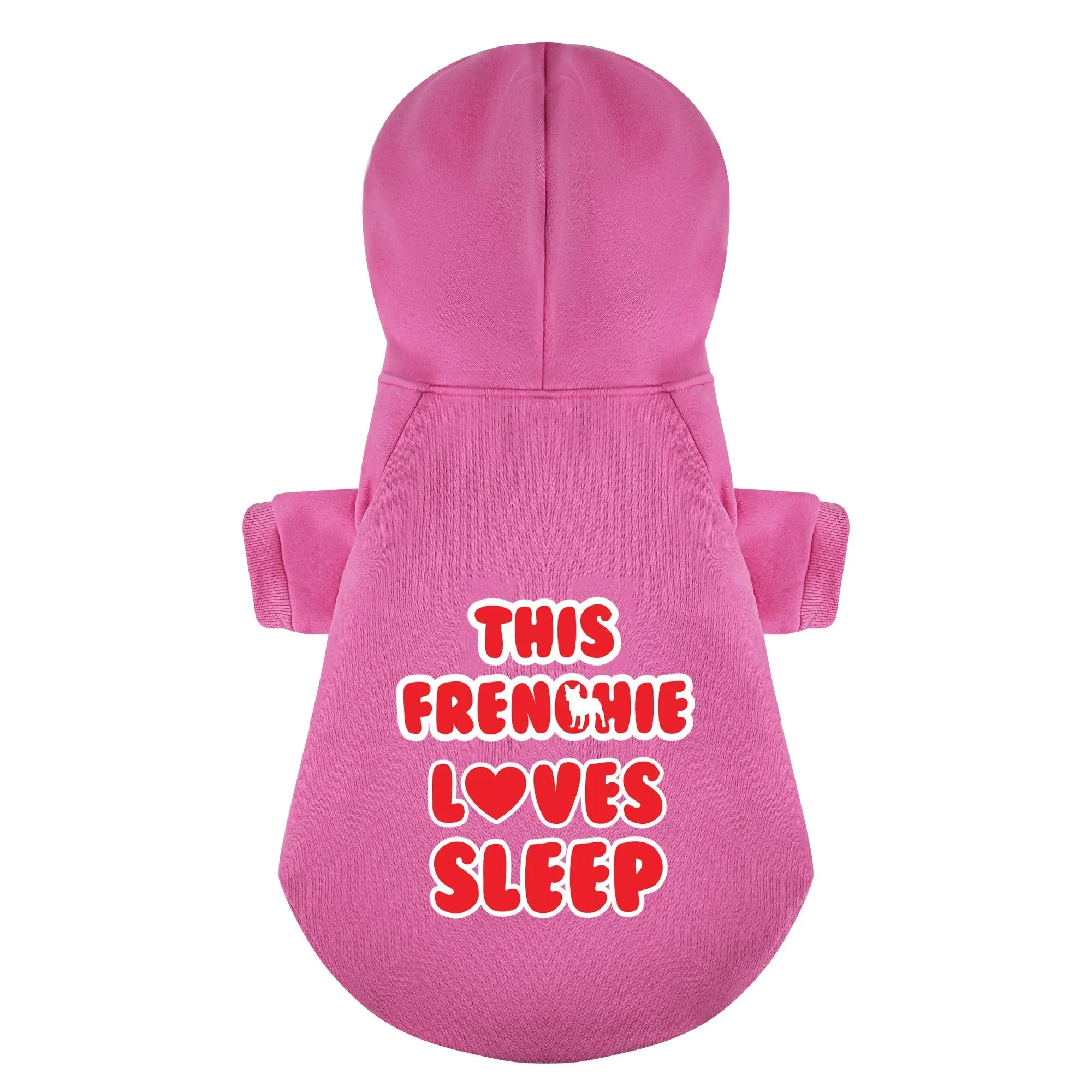 THIS FRENCHIE LOVES SLEEP - Personalized French Bulldog Hoodies with Funny Quotes – Stylish, Cozy, and Premium 100% Cotton