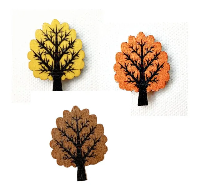 Tree shaped shawl pins