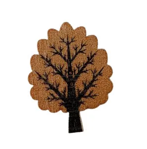 Tree shaped shawl pins