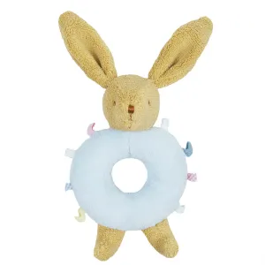 Trousselier Bunny Rattle Ring Layers Blue