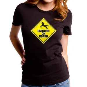 Unicorn on Board Women's T-Shirt