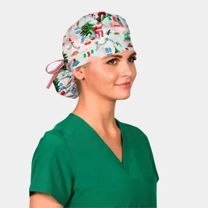 Waiting For Santa - Pony Surgical Scrub Cap