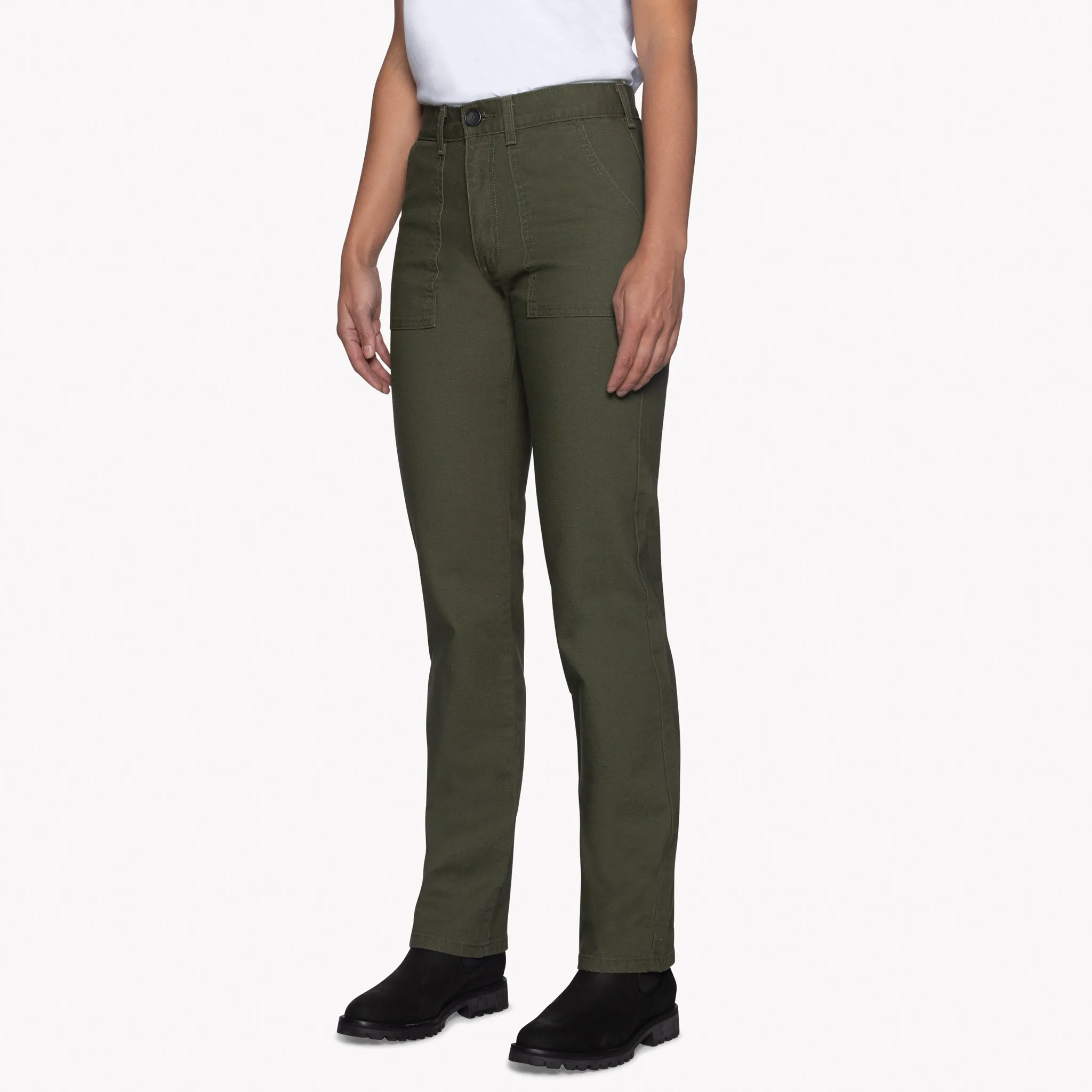 Women's - Fatigue Pant - Green Canvas