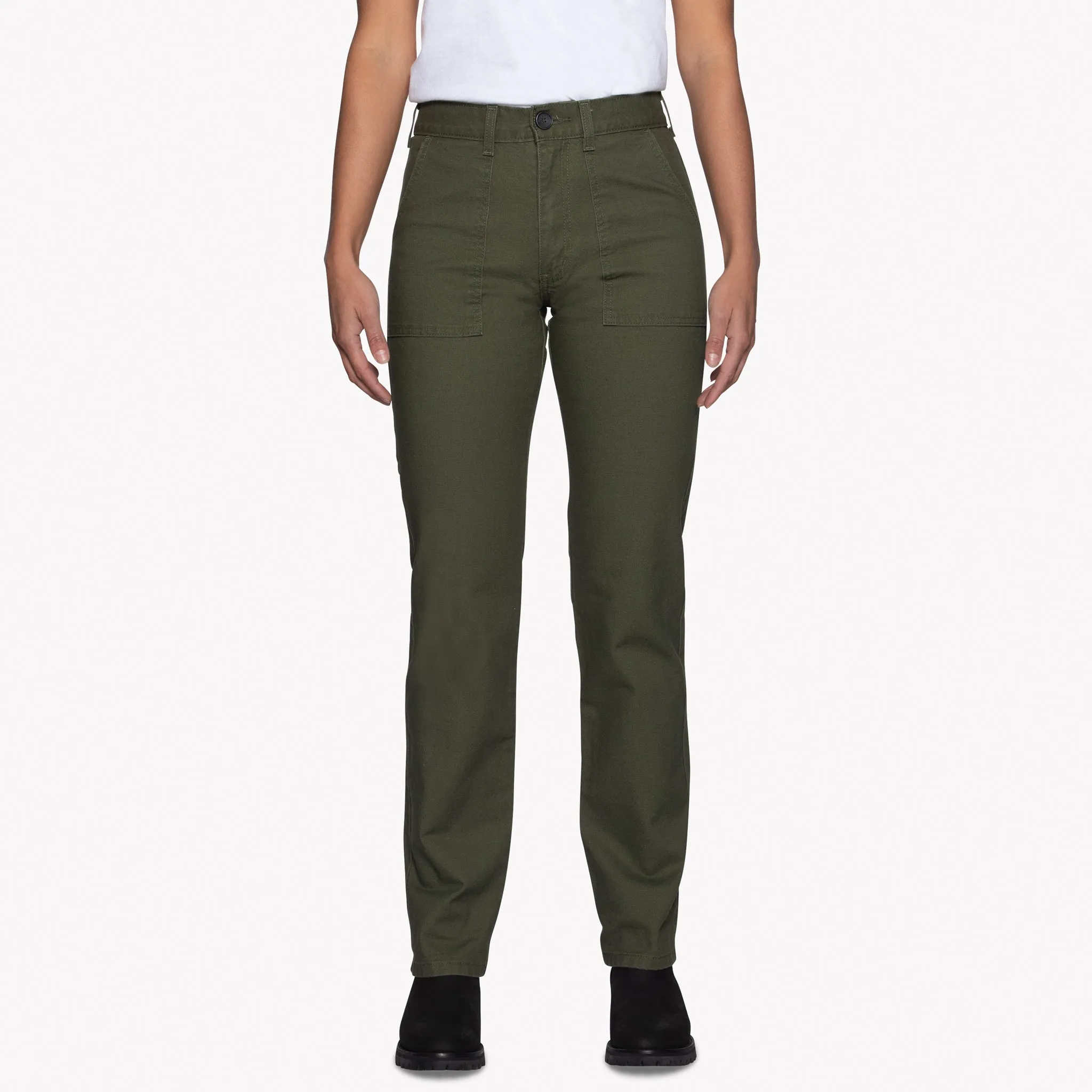 Women's - Fatigue Pant - Green Canvas