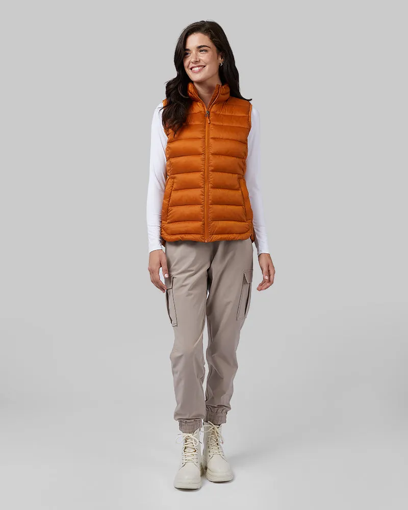 WOMEN'S LIGHTWEIGHT POLY-FILL PACKABLE VEST