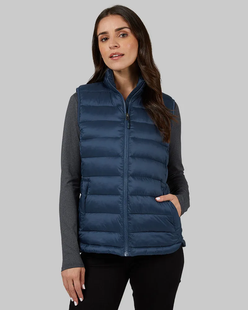 WOMEN'S LIGHTWEIGHT POLY-FILL PACKABLE VEST