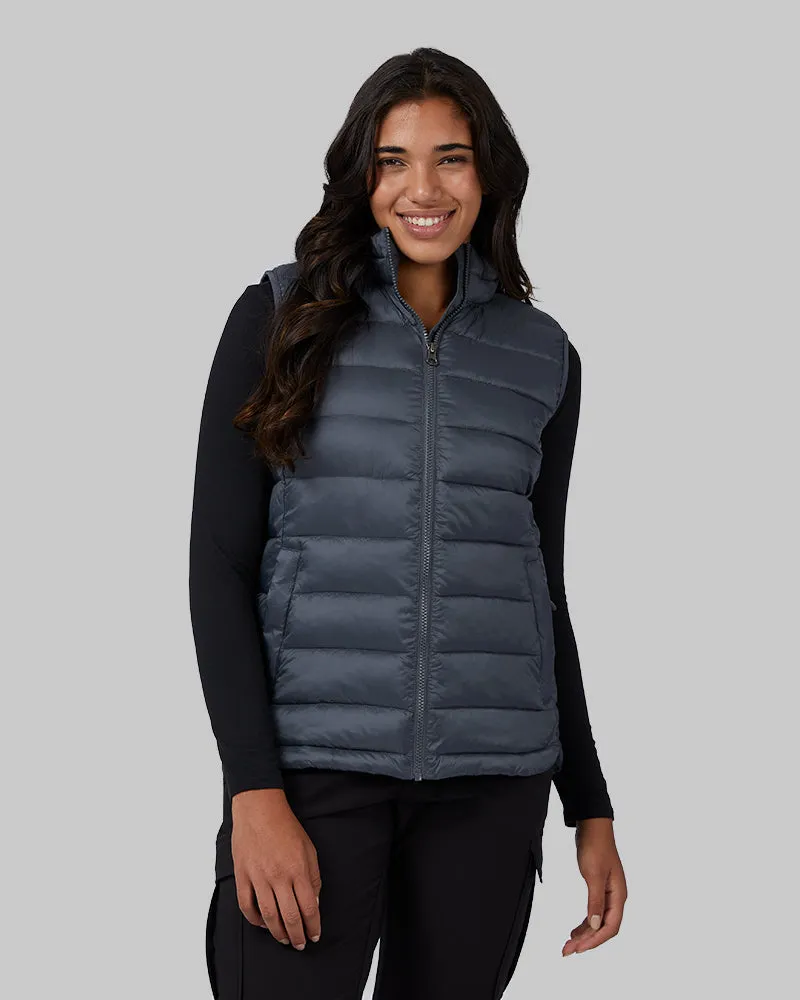 WOMEN'S LIGHTWEIGHT POLY-FILL PACKABLE VEST