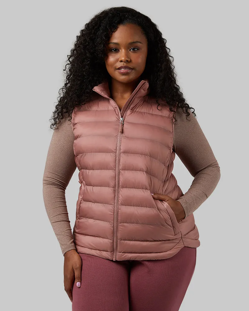 WOMEN'S LIGHTWEIGHT POLY-FILL PACKABLE VEST