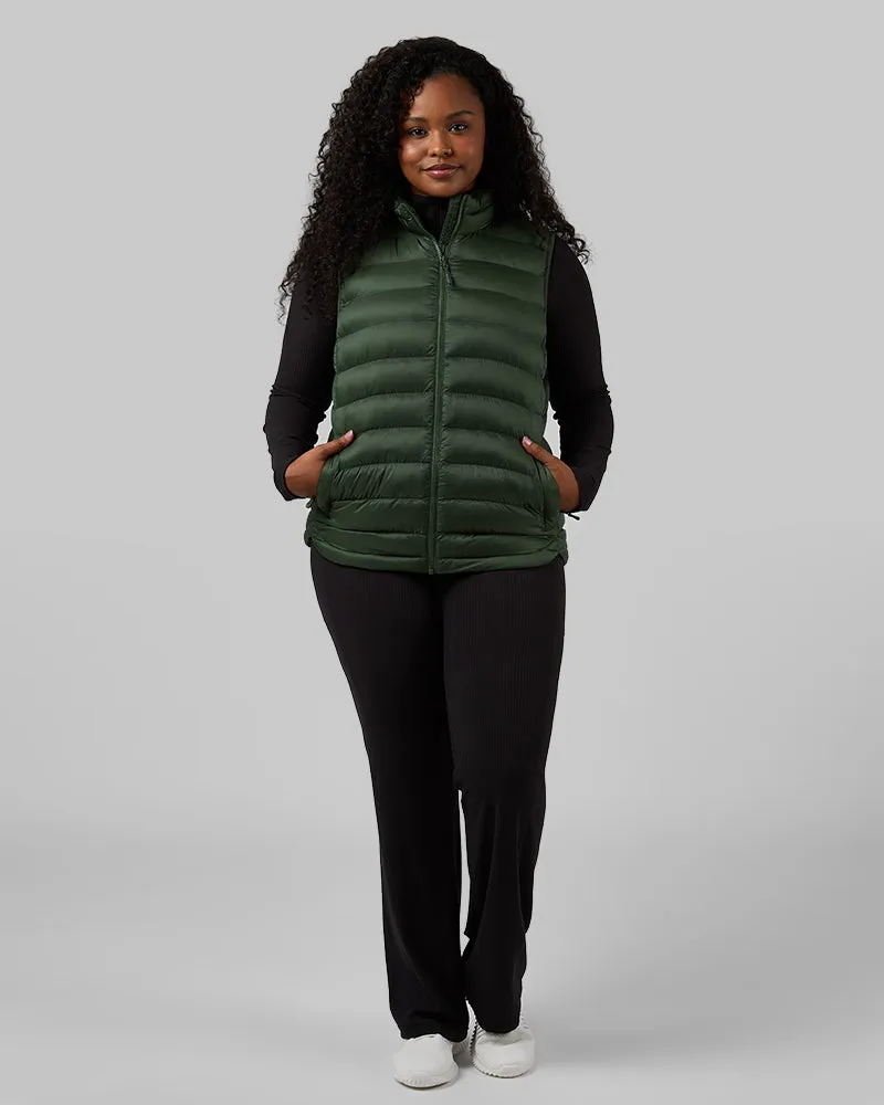 WOMEN'S LIGHTWEIGHT POLY-FILL PACKABLE VEST