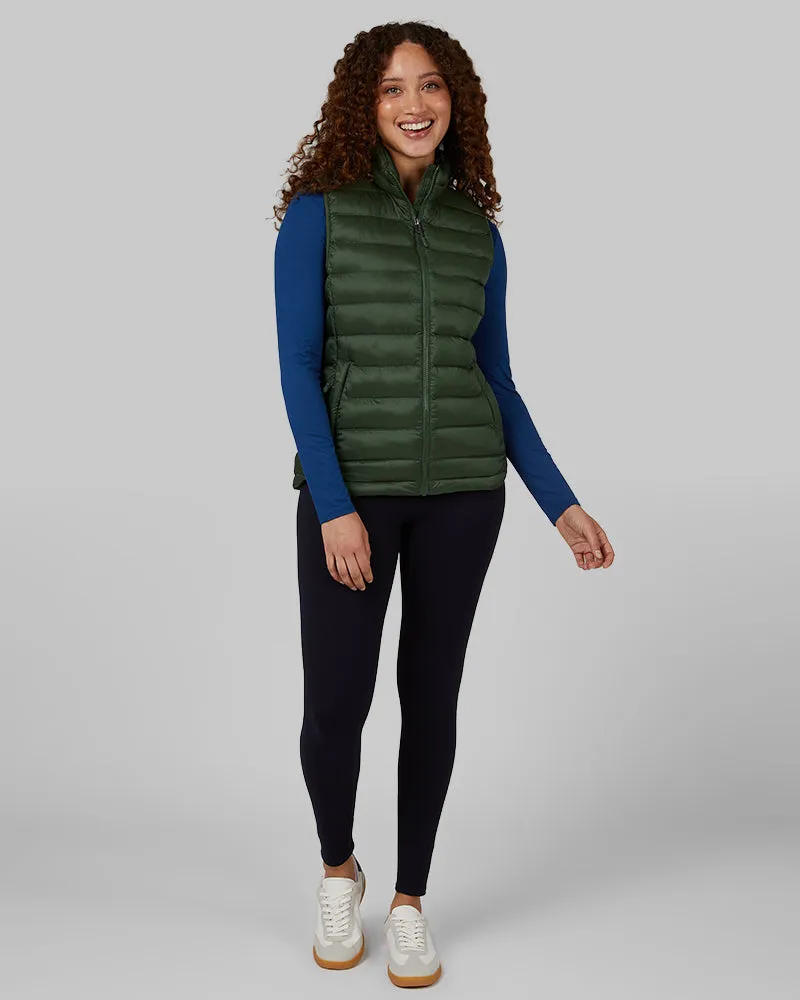 WOMEN'S LIGHTWEIGHT POLY-FILL PACKABLE VEST