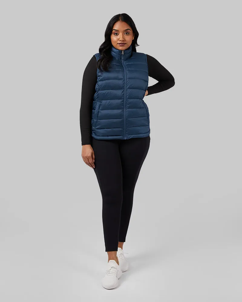 WOMEN'S LIGHTWEIGHT POLY-FILL PACKABLE VEST