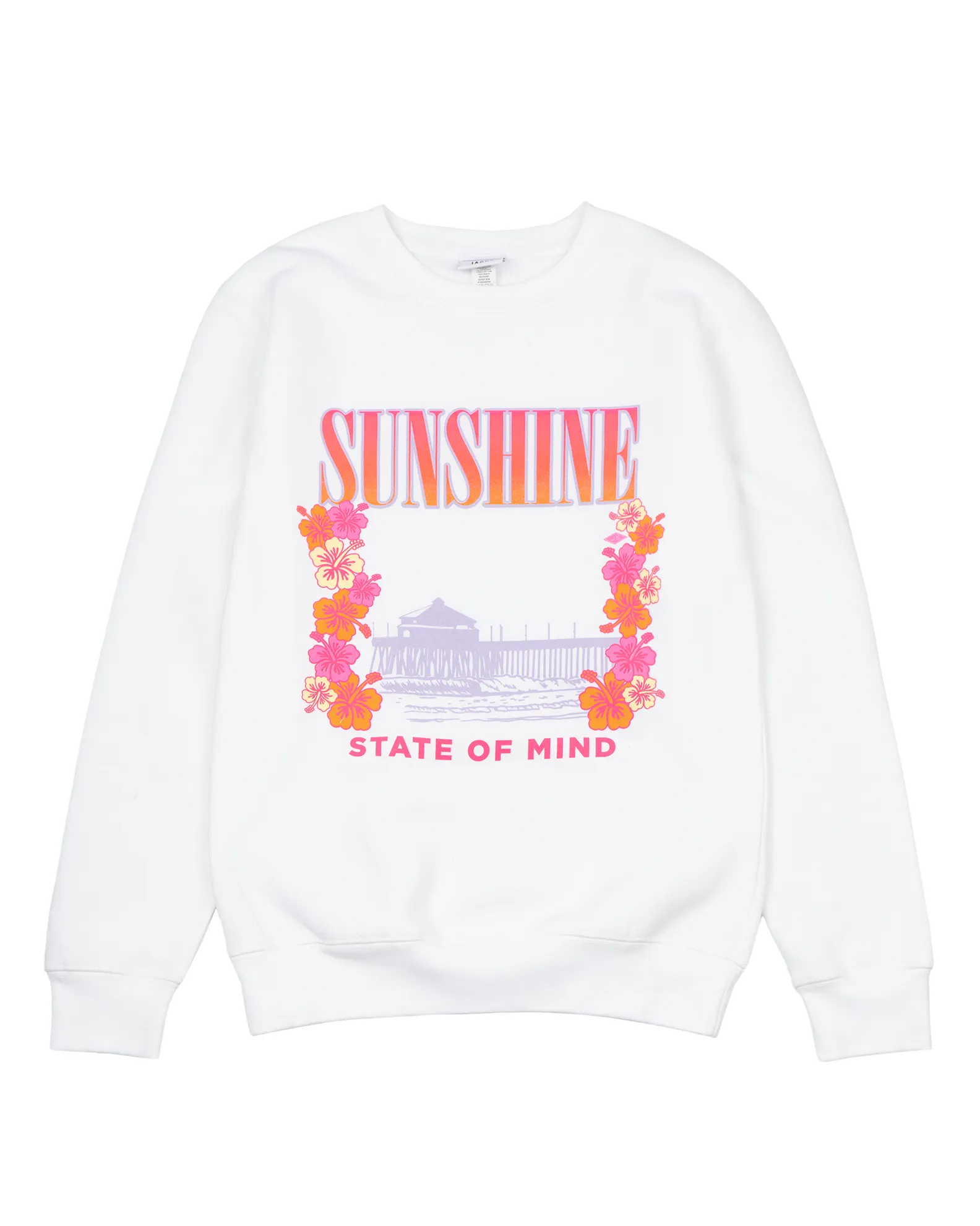 Women's Sunshine Mind L/S Crewneck Sweatshirt