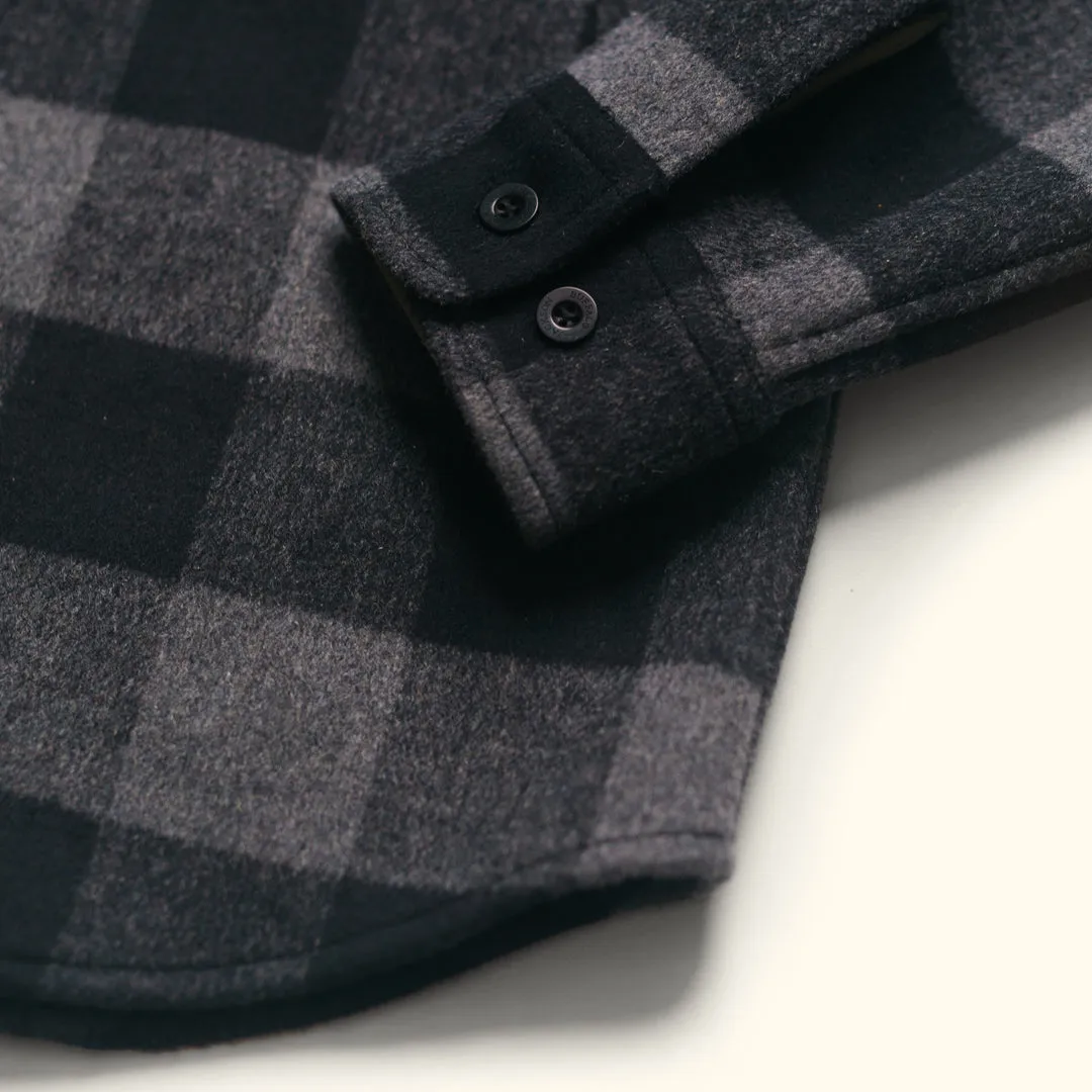 Yukon Wool Shirt Jac | Gray and Black