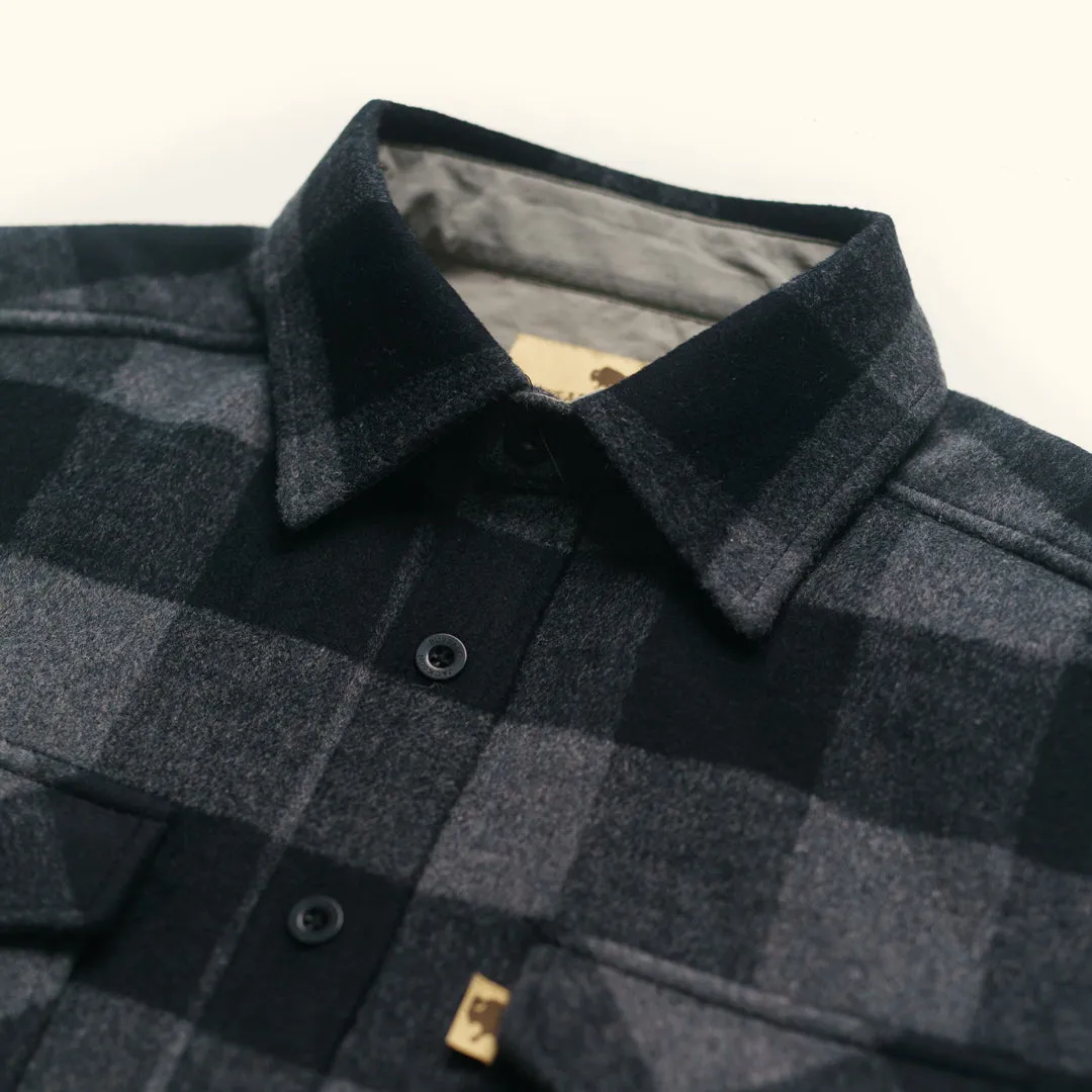 Yukon Wool Shirt Jac | Gray and Black