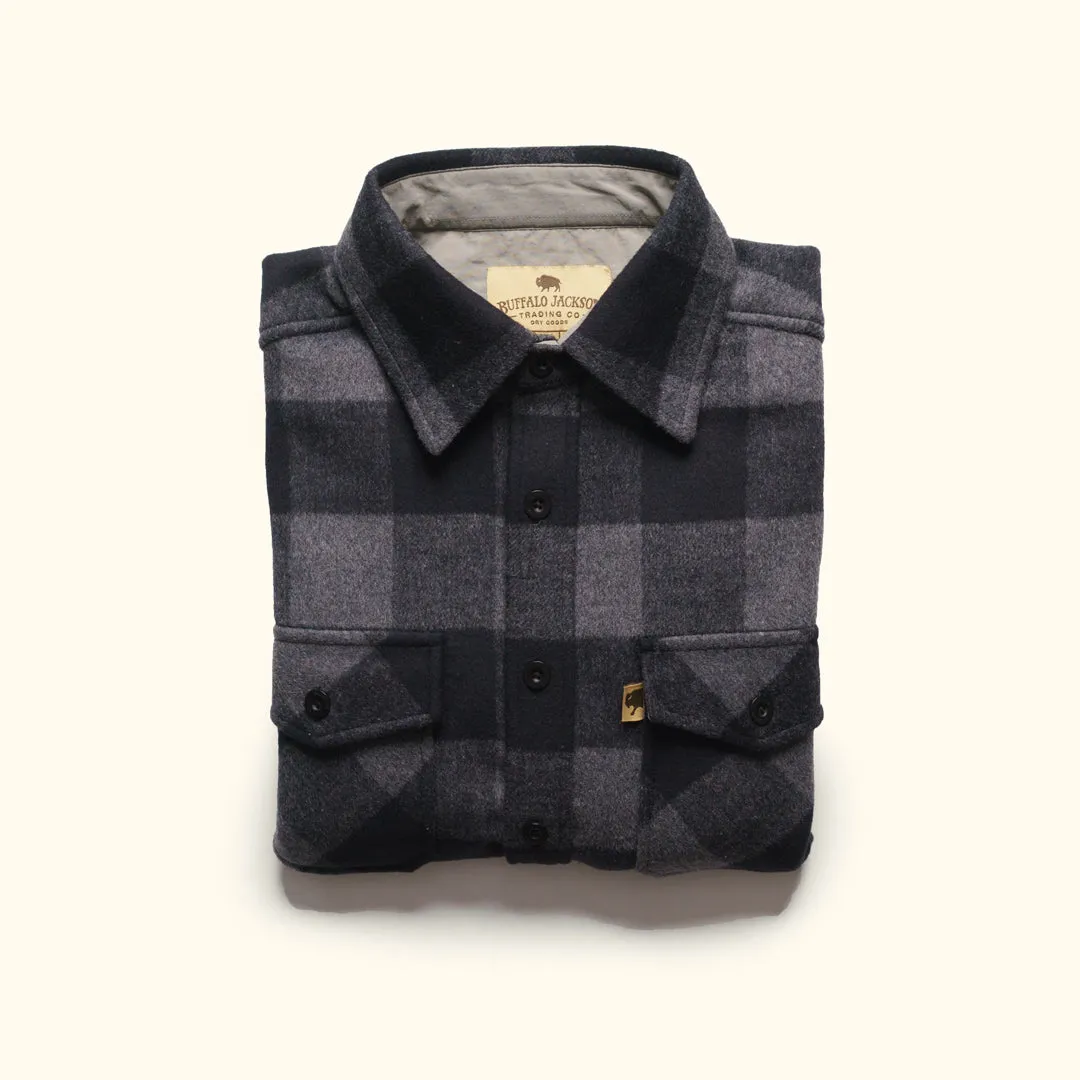 Yukon Wool Shirt Jac | Gray and Black