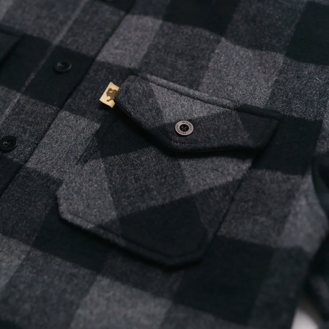 Yukon Wool Shirt Jac | Gray and Black